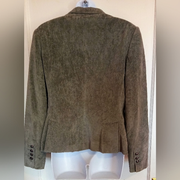 DOLCE AND GABBANA LADIES GRAY VELOUR BLAZER - Picture 7 of 16